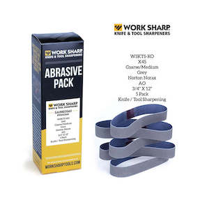 Worksharp: WS 5pc Replacement Belts X45 Ceramic Sharpening For WSKTS-KO