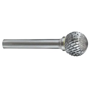 Holemaker: Holemaker Carbide Burr 5/8inx1/4in Ball Shape DC