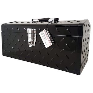 Powerbuilt 16″ Hip Roof Steel Portable Tool Box