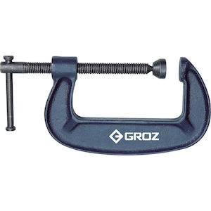 G Clamps: Groz G Clamp 6In / 150Mm / Throat Depth 75Mm | G-Clamps