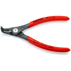 Circlip Pliers: KNIPEX Pliers Circlip 10-25mm Ext Bent 130mm