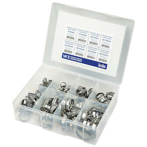 Kale 135pc Grab Kit Assortment WD 9/12mm W3 | Hose Clamps