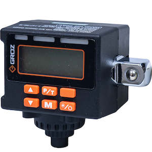 Socket Adaptors: Groz Digital Torque Adaptor W/ Tyre Pressure Gauge