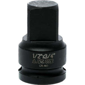 Teng 1/2F:3/4M Impact Adaptor Din | Socketry - 1/2 Inch Drive