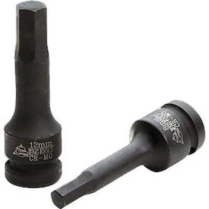 Impact Hex Sockets: Teng 3/8In Dr. Hex Bit Impact Socket 12Mm Din | Socketry - 3/8 Inch Drive