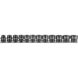 Stubby Sockets: Teng 12Pc Stubby Air Impact Socket Set 10-24Mm | Socketry
