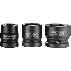 Teng 1/2In Dr. Stubby Impact Socket 18Mm Din | Socketry