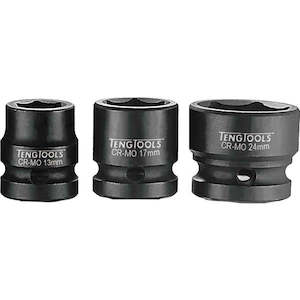 Teng 1/2In Dr. Stubby Impact Socket 12Mm Din | Socketry