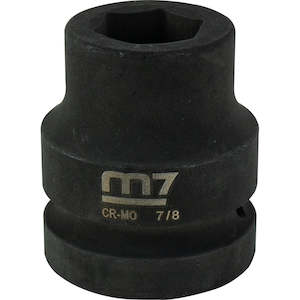 Impact Sockets: M7 Impact Socket 1in Dr. 7/8in