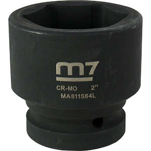 Impact Sockets: M7 Impact Socket 1in Dr. 2in