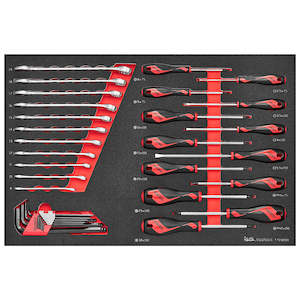 Spanner Sets: Teng 33pc Screwdriver-Spanner & Hex Key Set (EVA)