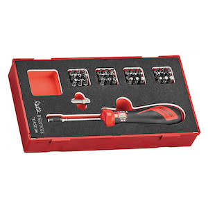 Screwdriver Sets: Teng 38pc 1/4in Dr. Torque Screwdriver Set 1-5Nm EVA-TEA-Tra