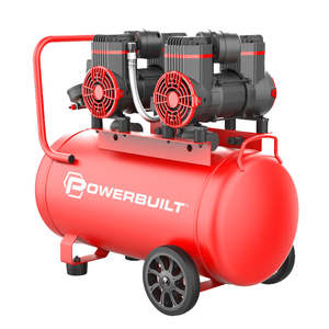 Compressors: Powerbuilt Air Compressor 50L 2900W Oil Less