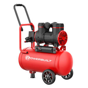 Compressors: Powerbuilt Air Compressor 24L 1450W Oil Less