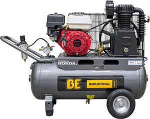 Compressors: BE 70L Air Compressor - 6.5hp Petrol, Belt Drive | P7065-H