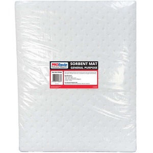 Proequip: ProEquip Absorbent Mat - 500x400x4mm - Oil (White) - 10pk