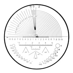 Mitutoyo: Mitutoyo Optional Reticle to suit 183 Series Pocket Comparators