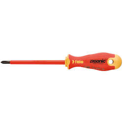 Felo: Felo 419 Ergonic Screwdriver Square #1 x 100mm Insulated Hardened Tip