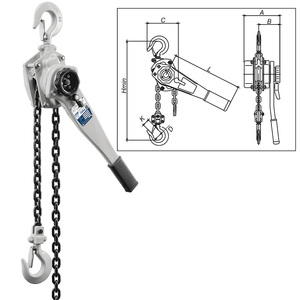 Products: ITM Lever Hoist-Heavy Duty-750 kg-1.5 Meter Lift