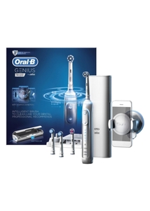 Products: Oral-B Genius 9000 White Bluetooth Electric Toothbrush