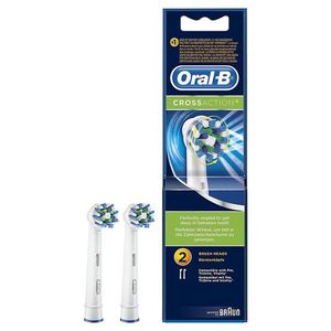 Products: Oral-B Cross Action Toothbrush Head (2 Pack)