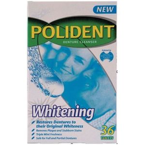 Polident Whitening Denture Cleanser 