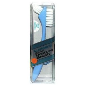 Luxident Twin-Tuft Denture Brush - Soft 