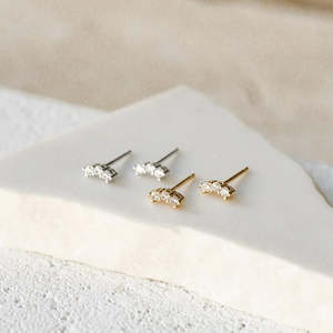 Britt | Earrings | Gold and Silver