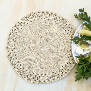Home And Garden: Jute Placemat or Trivet | Round