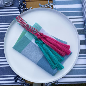 Set of Two Trays | White | Powder Coated Iron