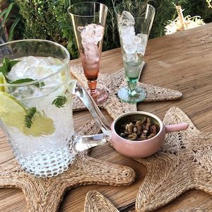 Home And Garden: Jute Placemat or Trivet | Starfish