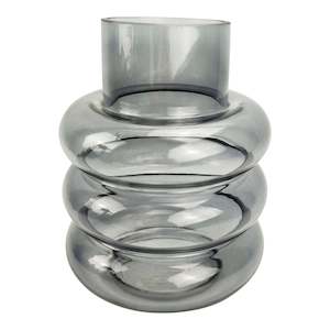 Ring Glass Vase | Steel | Medium