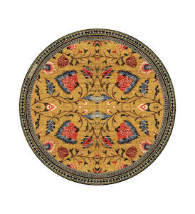 Vinyl Placemat | Beija Flor | Bohemian | Gold