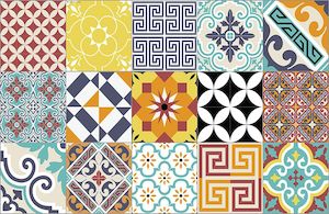 Vinyl Placemat | Beija Flor | Colourful Eclectic