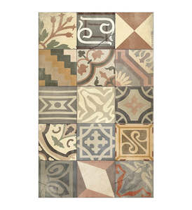 Door Floor Mat: Vinyl Floor Mat | Beija Flor | Borgo Eclectic