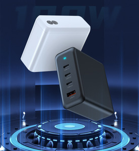 Charger: 100W GaN USB C Charger, Nexode 4 Ports Charging Station