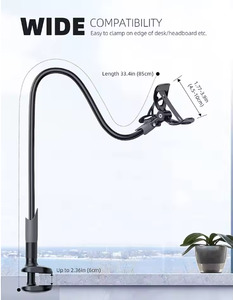 Phone Holder Bed Gooseneck Mount - Lamicall Cell Phone Clamp Clip for Desk, Flex&hellip;