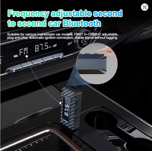 Car Accessories: Car Bluetooth 5.3 FM Transmitter Receiver Handsfree Call Mini USB Wireless Adapter Auto Audio with LED Display For Car FM Radio