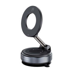 Car Phone Holder: Foldable Magnetic Car Phone Holder Dual Suction Navigation Portable Universal Stand