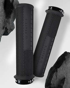 Accessories Grips: Peaty's Monarch Grips Knurl Thick 32-34mm Black