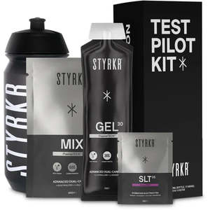 Accessories: Styrkr Test Pilot Kit Contains 1x Each: Bottle, MIX60, GEL30 & SLT05