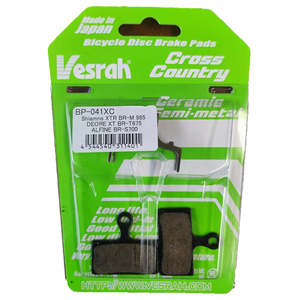 Brake Pads: VESRAH Brake Pads - Cross Country BP-041XC.