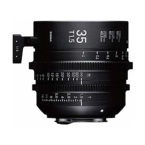 Canon Ef Mount: Sigma Cine 35mm T1.5 FF High-Speed Prime (Canon EF, Feet)