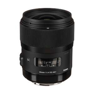 Canon Ef Mount: Sigma 35mm f 1.4 DG HSM Art lens (Canon EF)