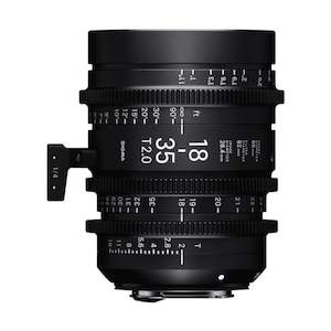Canon Ef Mount: Sigma 18-35mm T2 Cine High-Speed Zoom Lens (Canon EF/Crop Sensor)