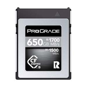 Memory Cards: ProGrade Digital 650GB CFexpress 2.0 Type B Cobalt Memory Card