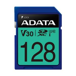 Memory Cards: Adata 128gb SD card v30
