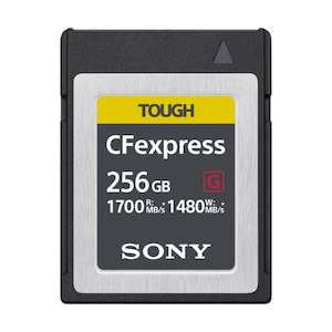 Memory Cards: Sony 256GB CFexpress Type B Memory Card