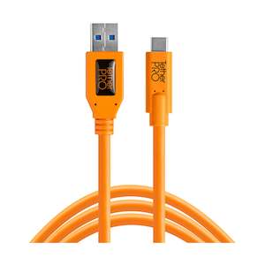 Tether Tools USB 3.0 to USB-C (Orange, 4.6m)