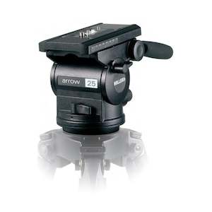 Tripods Sliders: Miller 1022 Arrow 25 Tripod Fluid Head with 100mm Half Ball